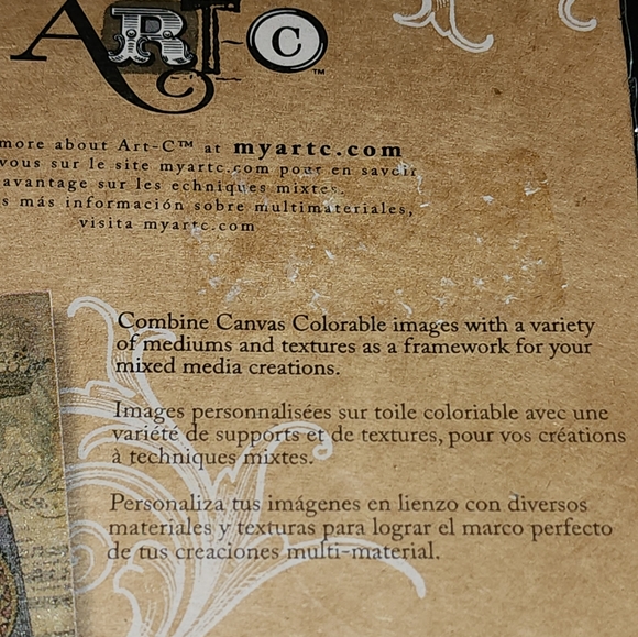 DIY Coloring Canvas Art entitled Royalty Canvas Mixed Media King Of Hearts Clubs - Picture 6 of 6